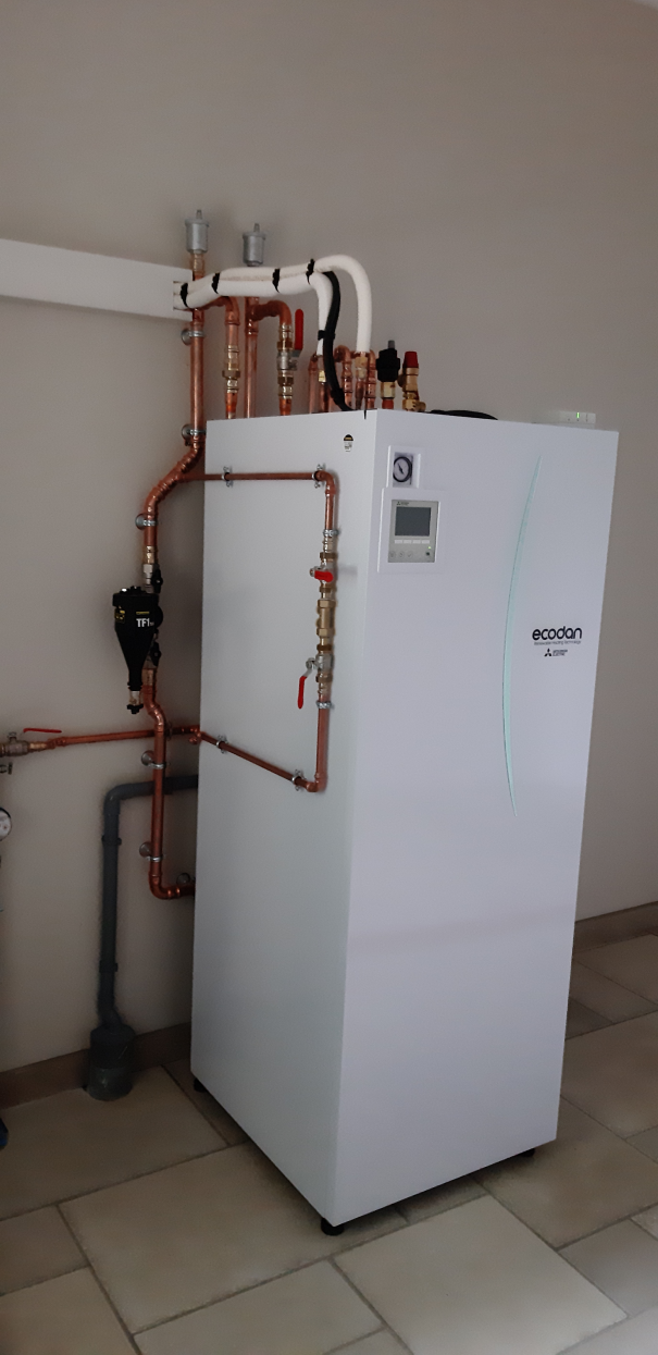 Geoclimat Pompes A Chaleur A Saint Jean Le Blanc Pres De Orleans Module Hydraulique Ecodan Avec Production ECS 4